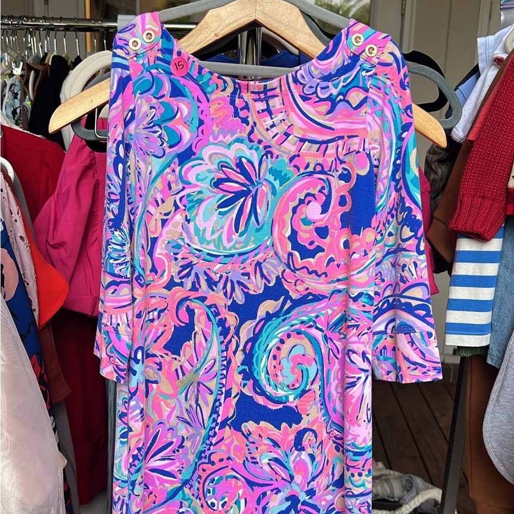 Vibrant Paisley Print Dress